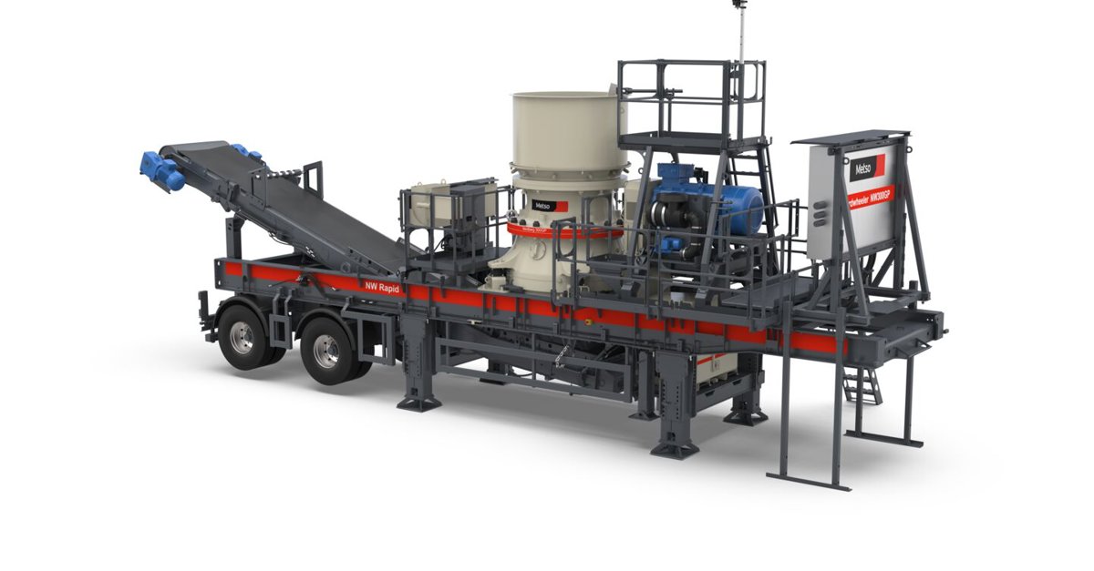 Metso NW300GP™ Portable Cone Crusher