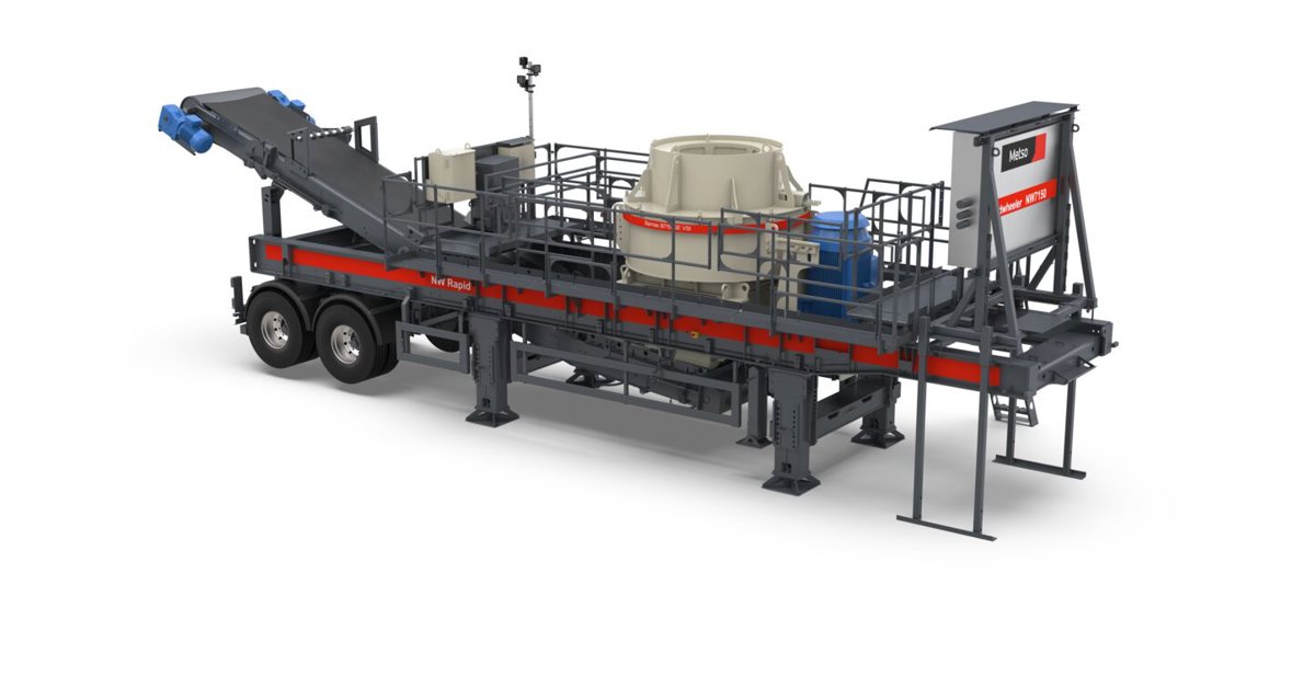 Metso NW7150™ Portable VSI Crusher